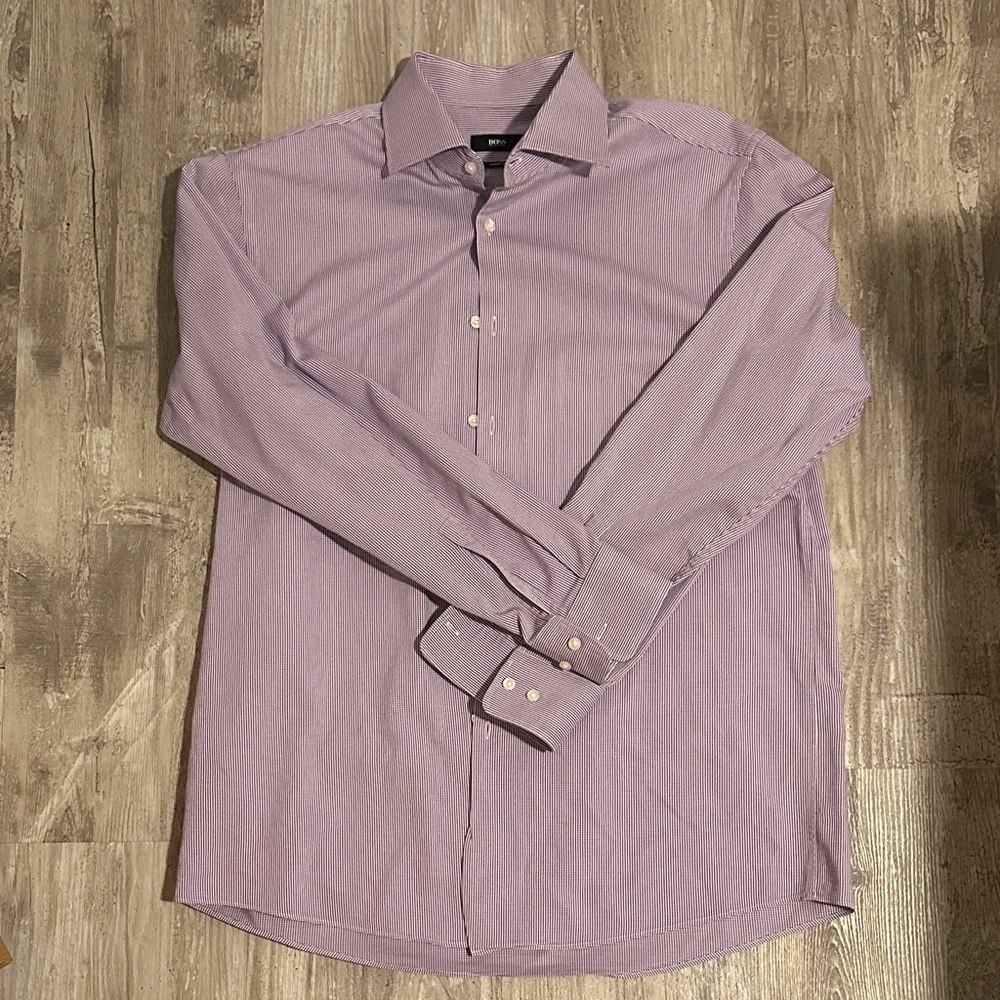 Boss Lavender Dress Shirt